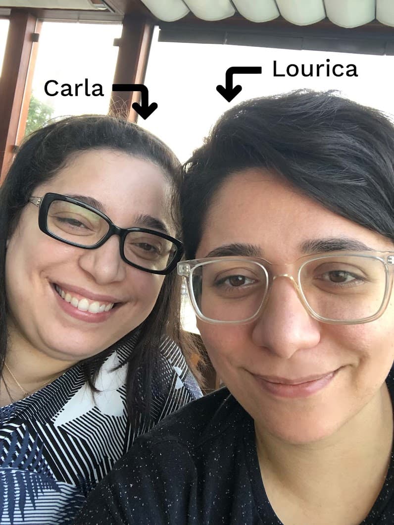Co-founders Lourica and Carla Halteh standing together